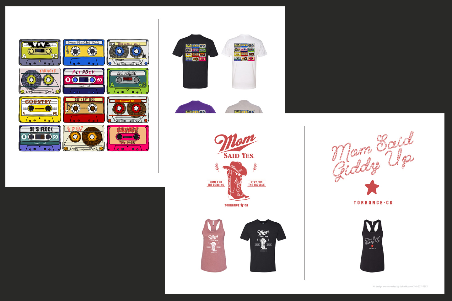 Mom Said Yes apparel designs