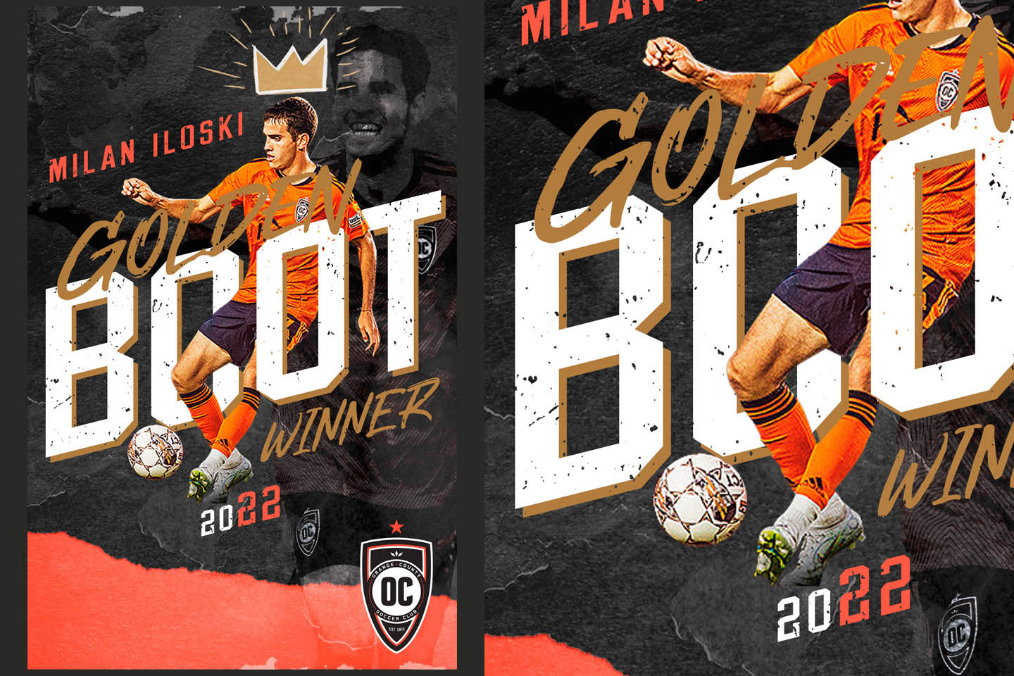 OCSC Golden Boot winner posters