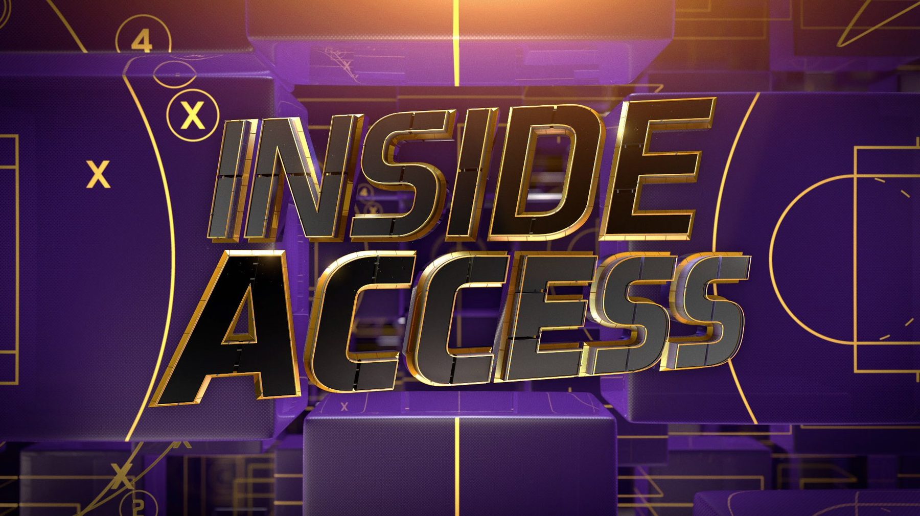 Inside Access 3D title card in purple and gold
